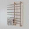 Полотенцесушитель водяной Элит Сталь Hairbrush мокко 1300x400 (нижнее справа)