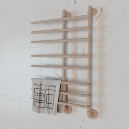 Полотенцесушитель водяной Элит Сталь Hairbrush мокко 1300x500 (нижнее справа)