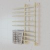 Полотенцесушитель водяной Элит Сталь Hairbrush бежевый 1200x400 (нижнее справа)