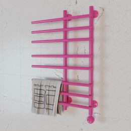Полотенцесушитель электрический Элит Сталь Hairbrush фуксия 1000x400 (нижнее справа)