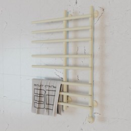 Полотенцесушитель электрический Элит Сталь Hairbrush бежевый 700x400 (нижнее справа)