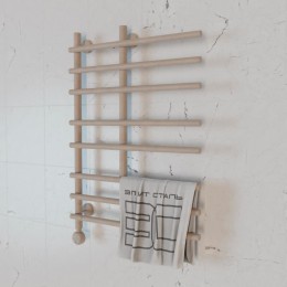 Полотенцесушитель электрический Элит Сталь Hairbrush мокко 1300x400 (нижнее слева)